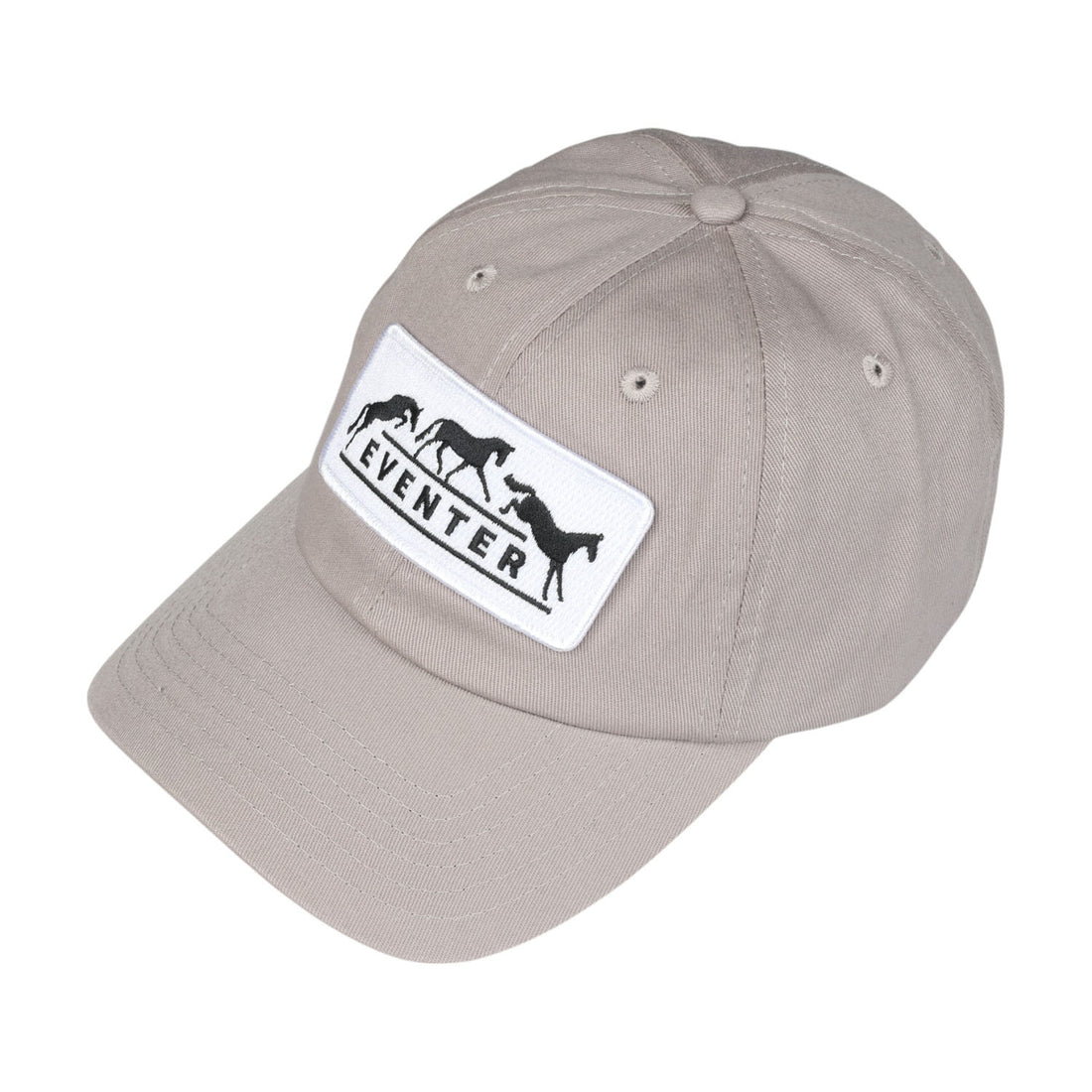 Angled front view of the Dapplebay Eventer Barn Hat on a white background