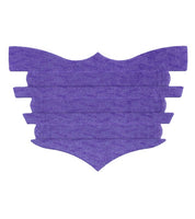 Front view of the Flair Equine Nasal Strip in purple on a white background