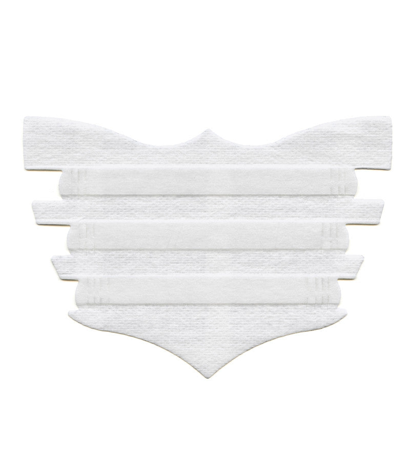 Front view of the Flair Equine Nasal Strip in white on a white background