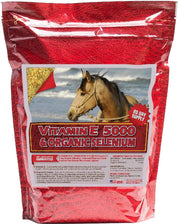 Front view of a 10lb bag of Horse Guard Vitamin E and Selenium on a plain background