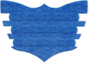 Front view of the Flair Equine Nasal Strips in blue on a white background