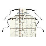 All Designs Equine Bit Pattern Horse Show Cover Apron