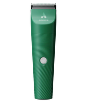 Front view of the green Andis Vida Cordless Clipper on a white background