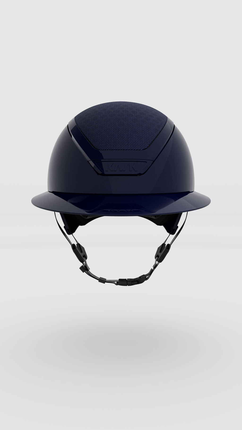 Front view of the atlantic blue Star Lady Pure Shine Helmet on a plain background