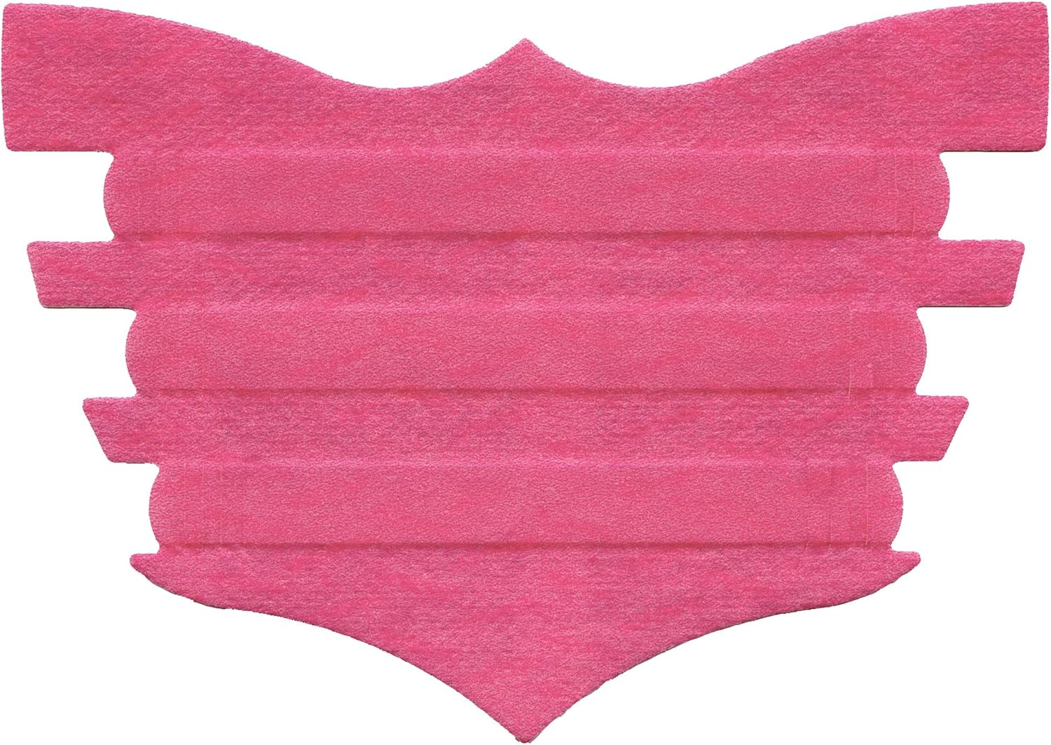 Front view of the Flair Equine Nasal Strip in pink on a white background