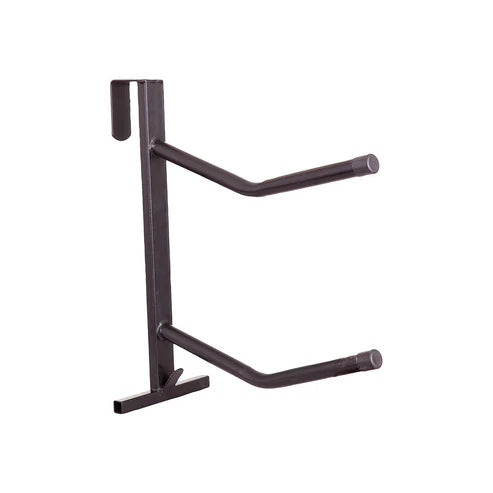 Angled front view of the Premiere Saddle Rack on a white background
