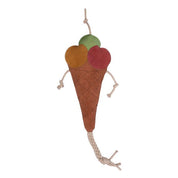 Front view of the HKM Ice Cream Horse Toy on a white background