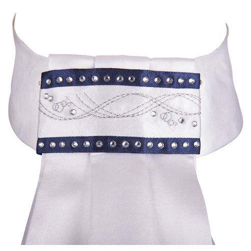 Close-up front view of the ANKY Fancy Stock Tie on a white background