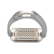 Top view of the aluminum Acavallo Arena AluPlus 2.0 Stirrup on a white background