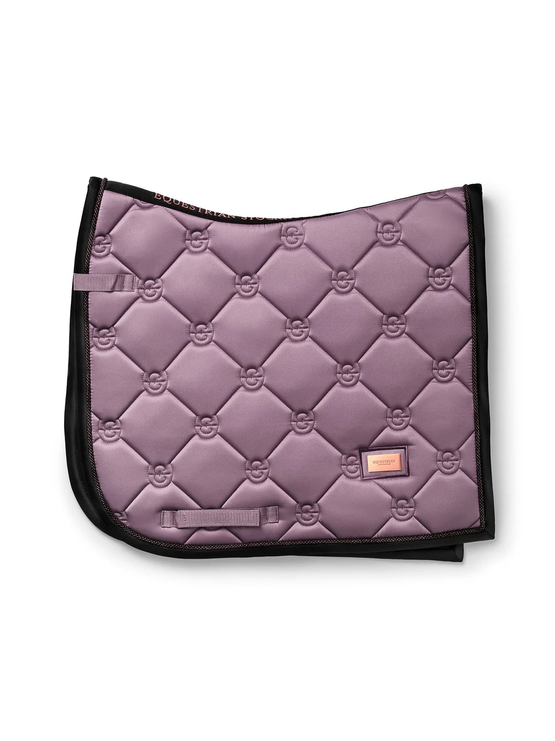 Side view of the Anemone Equestrian Stockholm Dressage Pad on a white background