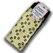 Front view of the Bee Haw Dreamers & Schemers Pair & A Spare Boot Socks on a white background