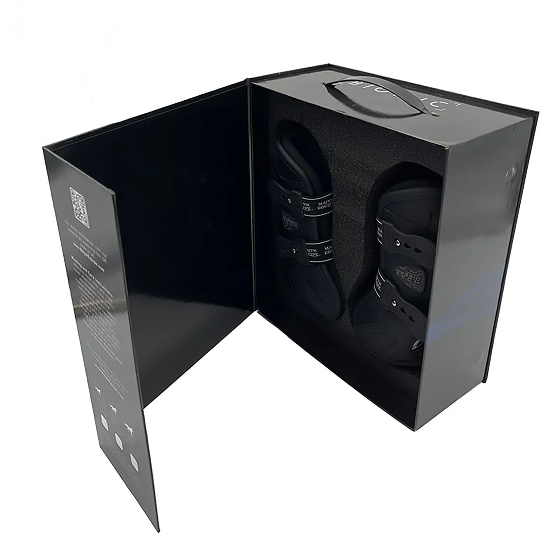 View of the inside of the box for the Majyk Equipe Bionic Hybrid Performance Jump Boot