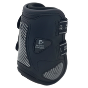 Interior side view of the Majyk Equipe Bionic Hind Boot With Hybrid Technology in Black/Silver