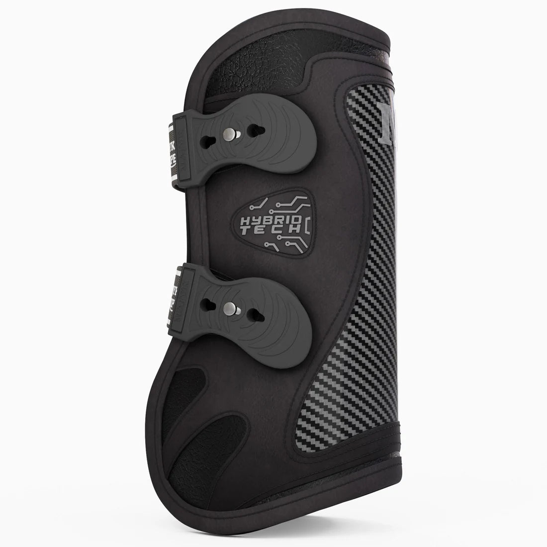 Exterior side view of the Majyk Equipe Bionic Hybrid Performance Jump Boot in black/silver