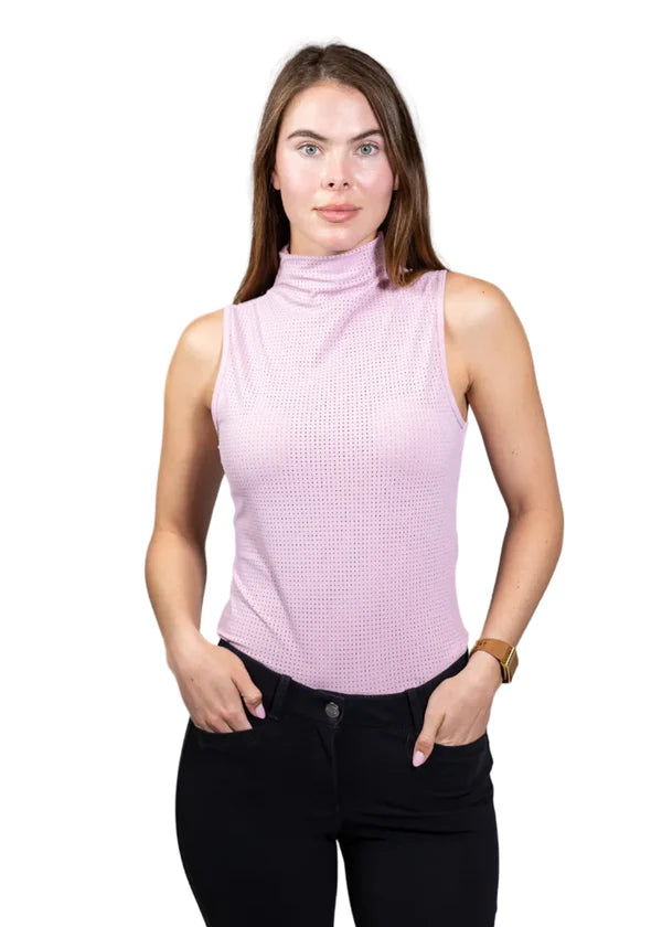 Equisite Blaire Perforated Sleeveless Shirt