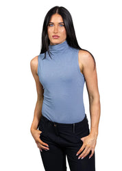 Equisite Blaire Perforated Sleeveless Shirt