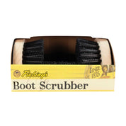 Front view of a the Fiebing's Boot Scrubber in its original box on a white background