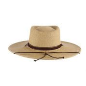 Back view of the Dorfman Milano Bruges Boater Hat
