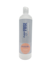 Front view of a 16 oz bottle of Equifuse CitraShampoo Sulfate Free + Foaming Horse Shampoo on a white background
