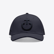 Cavalleria Toscana charcoal baseball cap with raised logo on front panel