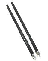 Jacks Cross Ties with Solid Brass Bolt Snap & Nickel Plated Panic Snap