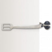 Side view of the Centaur Stainless Steel Roller Ball Spurs in the length 3/4"