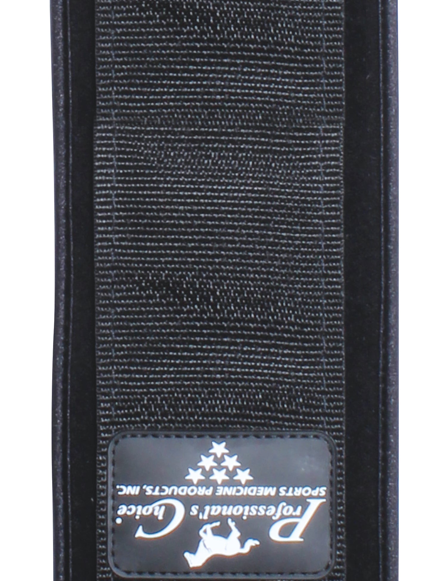Full view of the black Professional's Choice VenTech Dressage Girth on a plain background