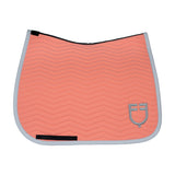 Equestro Wave Quilting Dressage Saddle Pad In Technical Fabric