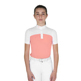 Girls' Slim Fit Competition Polo Shirt With Perforated Fabric