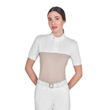 Equestro Slim Fit Polo Shirt In Technical Fabric And Mesh
