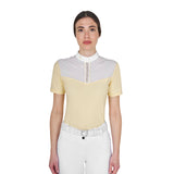Equestro Elegant Rhinestone Competition Polo Shirt