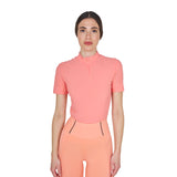 Equestro Perforated Training Polo Shirt