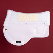 Side view of the Ecogold Hunter Number Pad on a red background
