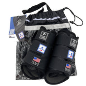 Full view of a package of black Boyd Martin Eventing 4 Pack on a white background