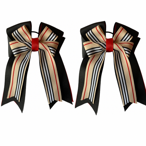 View of the Bellebury Belle & Bow Kids Hair Bows on a white background
