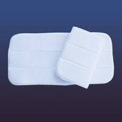 View of a pair of Professional's Choice No Bow Bandage on a blue background