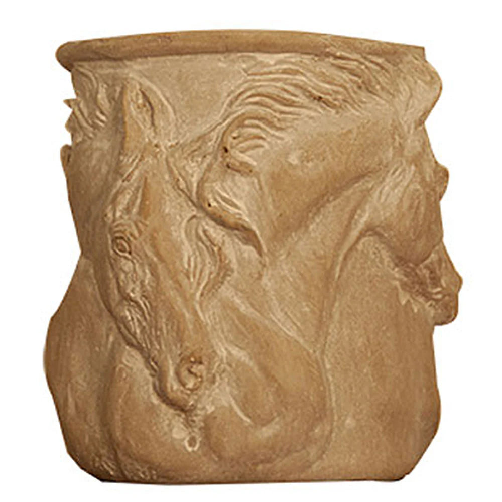 Intrepid Horse Pot Sculpture FOB