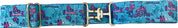 Front view of the California Belle & Bow Kids Elastic Belt on a white background