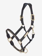 Angled view of the LeMieux Rope Control Halter in the color Pecan