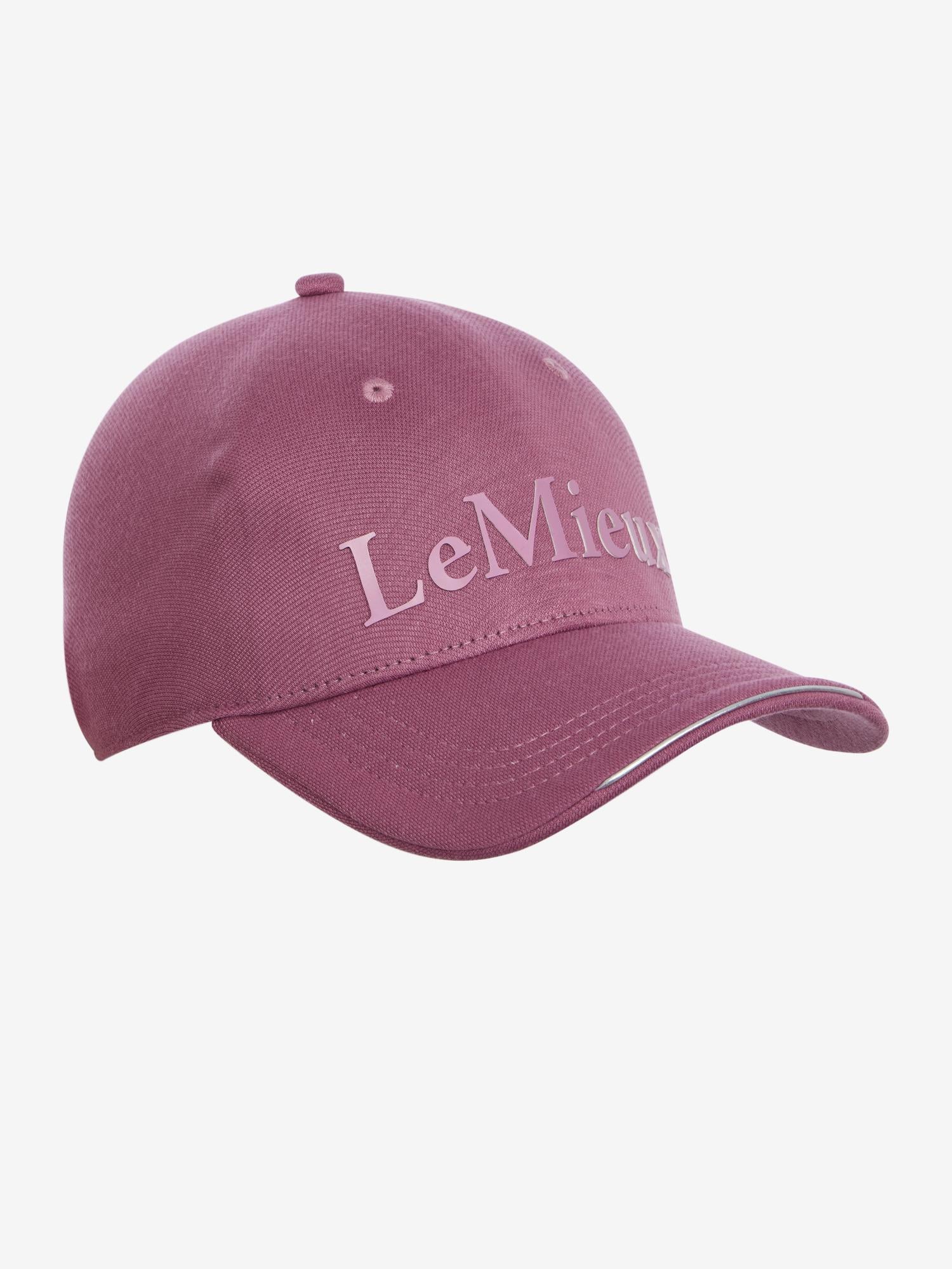 LeMieux Lara Cap in Mallow with curved brim, contrast trim, and LeMieux logo on front