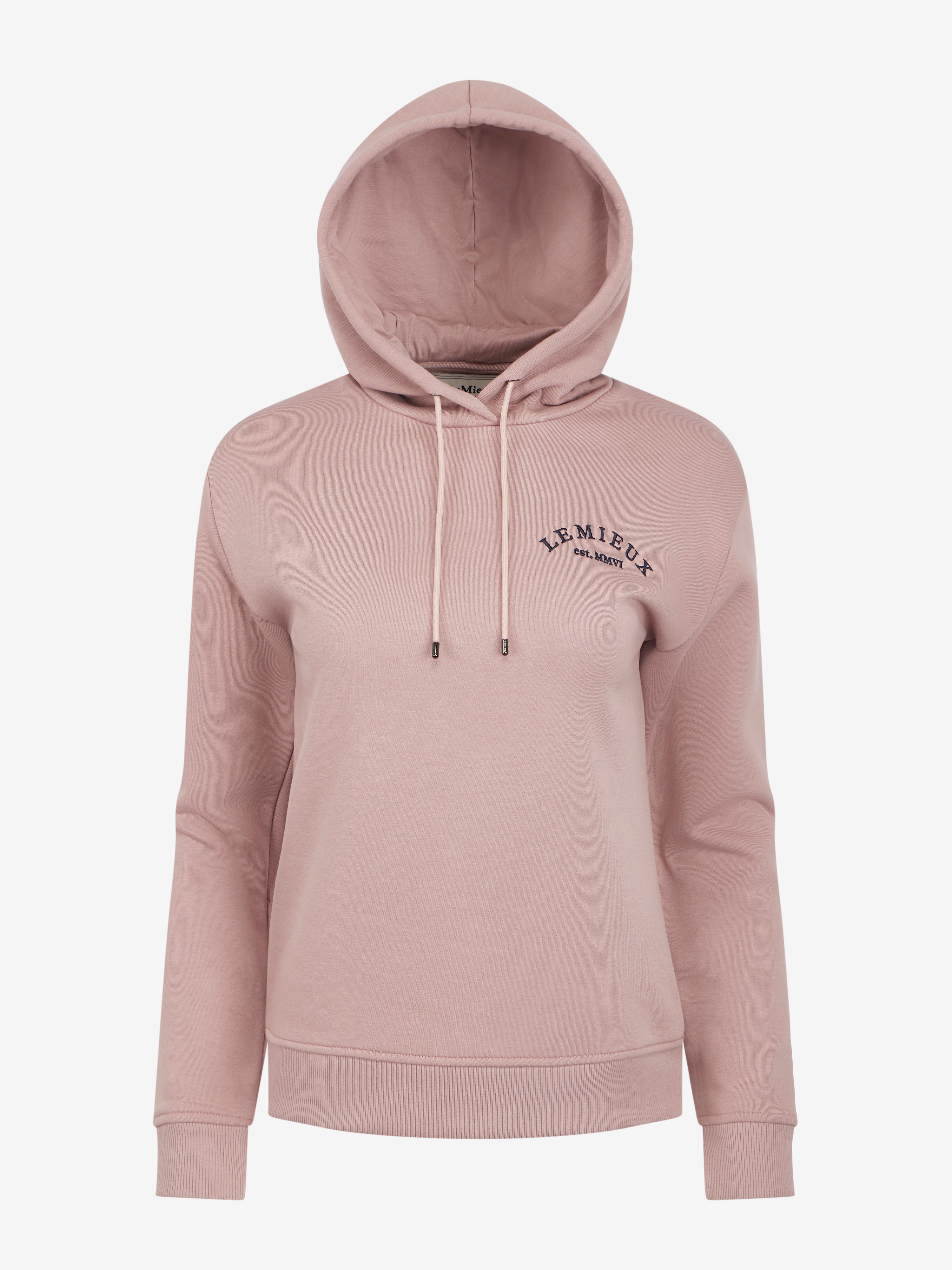 Front view of Wild Rose LeMieux Luna Hoodie on a white background