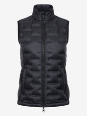 Front view of Blackberry LeMieux Brooke Waterproof Hybrid Jacket on a white background