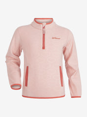 Front view of Petal LeMieux Mini Maggie Heart Fleece on a plain background