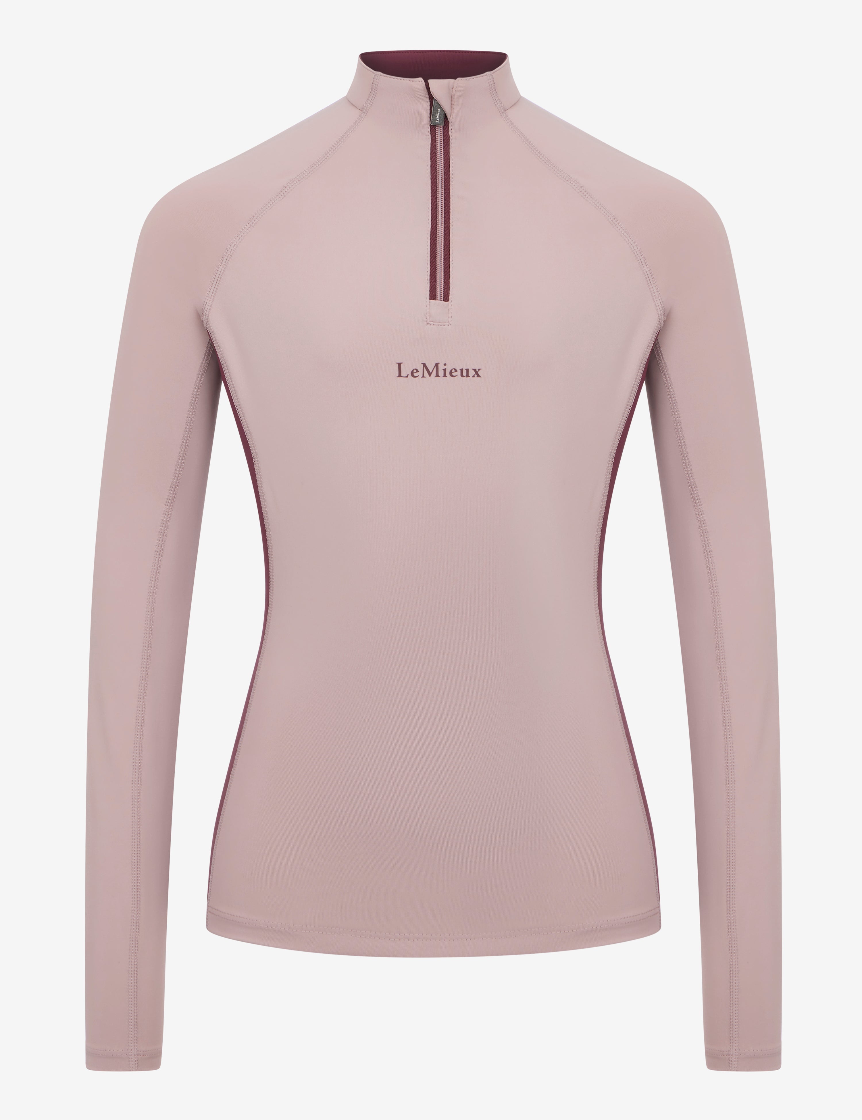 Front view of Wild Rose LeMieux Young Rider Classique Base Layer on a plain background