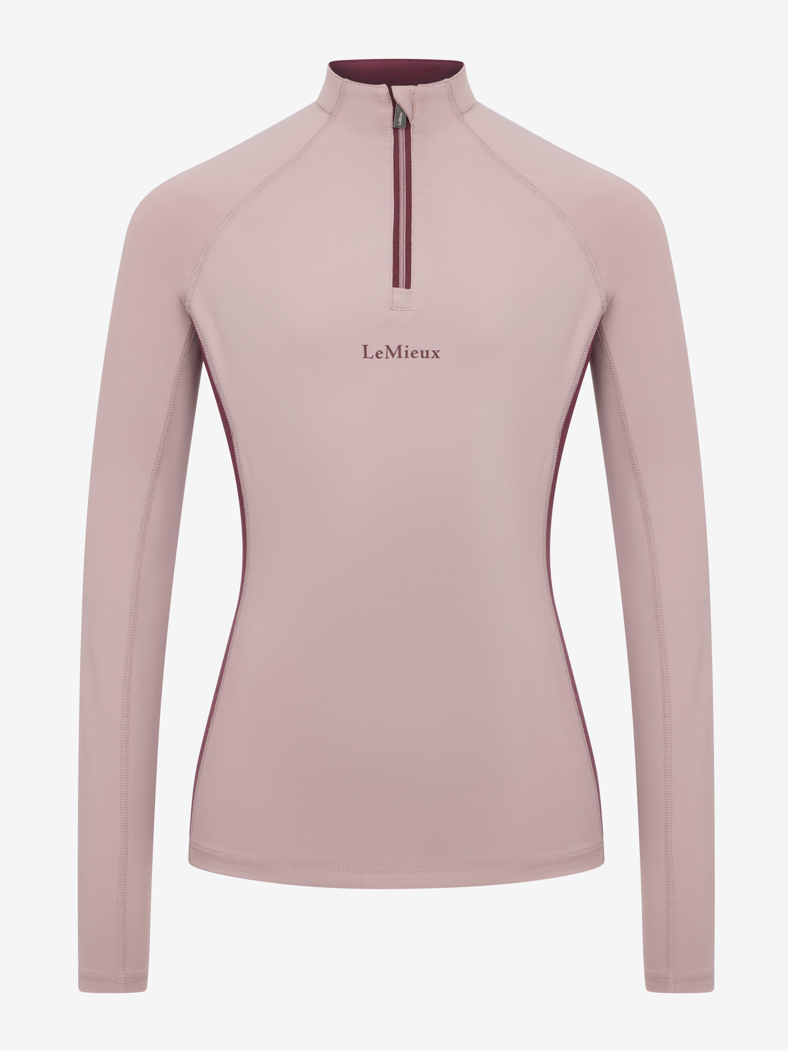 Front view of Wild Rose LeMieux Young Rider Classique Base Layer on a plain background