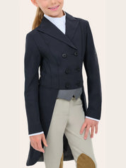Front view of a young female model wearing the black RJ Classics Legacy Lite Jr. Shadbelly on a plain background