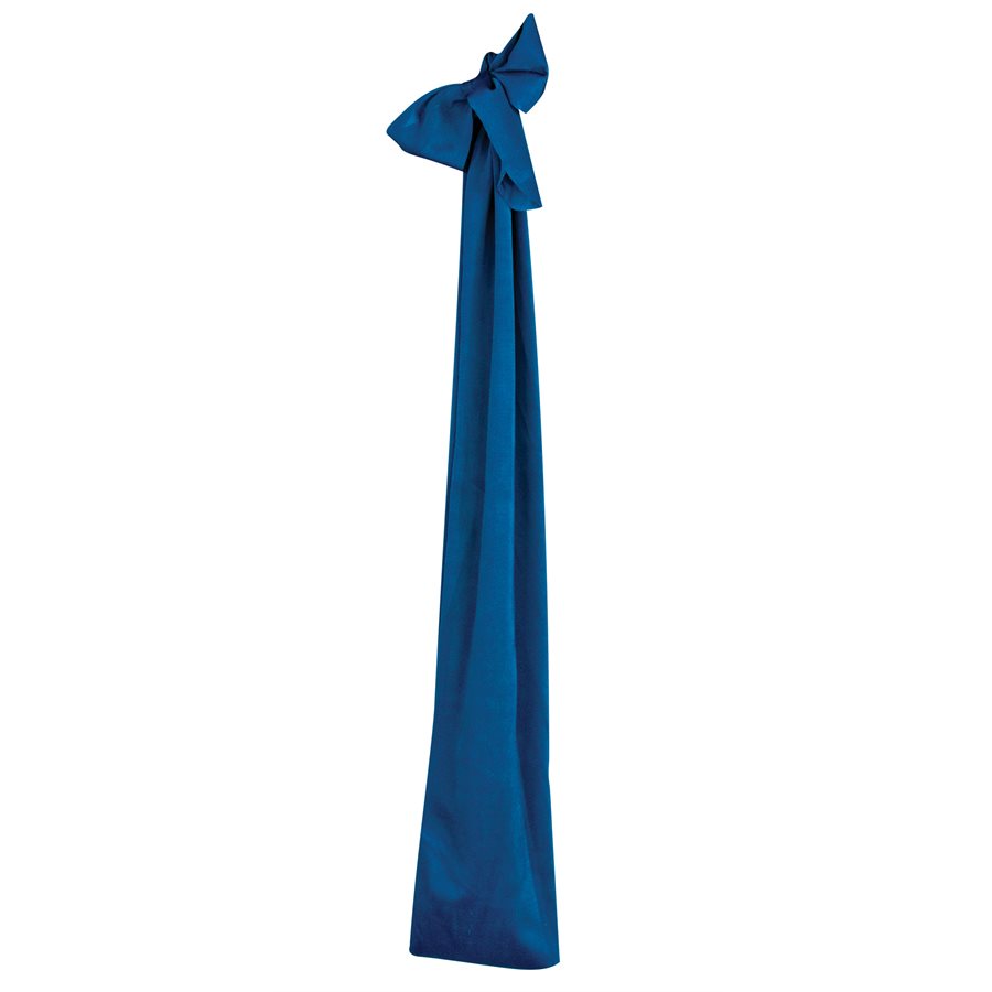 Full view of the navy Perri's Lycra Tail Bag on a white background