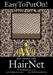 Medium Brown RWR No Knot Hair Net