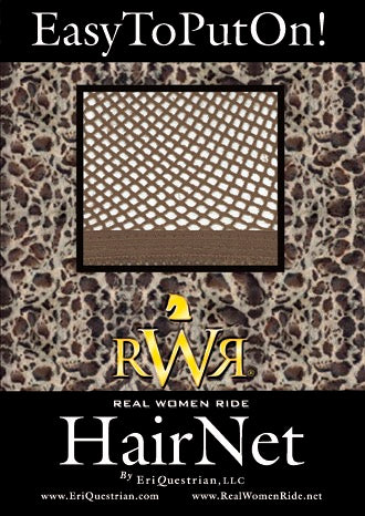 Medium Brown RWR No Knot Hair Net