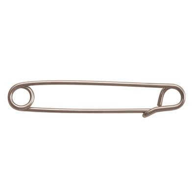 View of the silver Perri's Stock Tie Pin on a white background